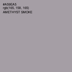 #A59EA5 - Amethyst Smoke Color Image
